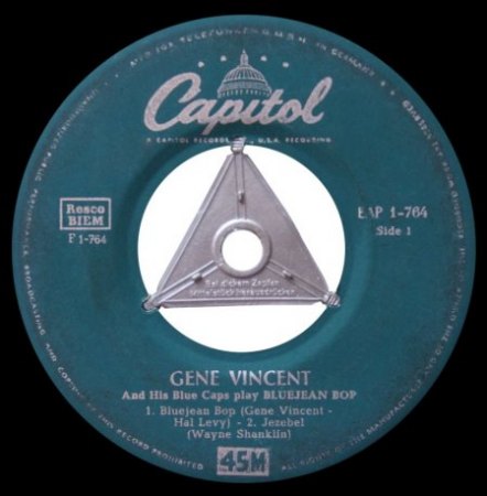 GENE VINCENT CAPITOL (D) (TELEFUNKEN) EAP 1-764 SIDE 1