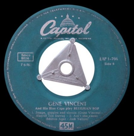 GENE VINCENT CAPITOL (D) (TELEFUNKEN) EAP 1-764 SIDE 2